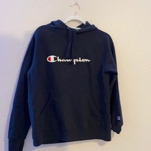 black champion hoodie